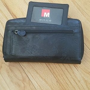 Large leather wallet